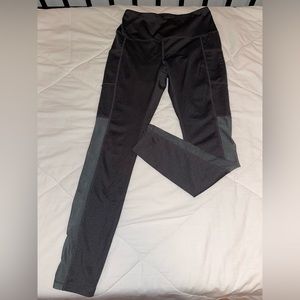 Reebok leggings. Dark gray, size medium
